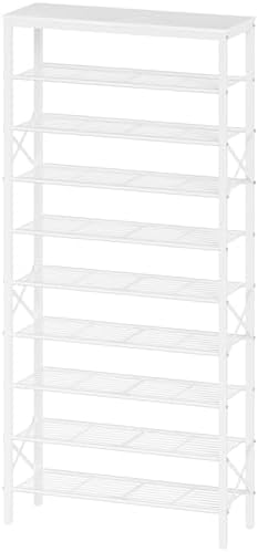 10 Tier Shoe Rack, Large Capacity Shoe Storage Organizer Holds 40 Pairs by Yatiney