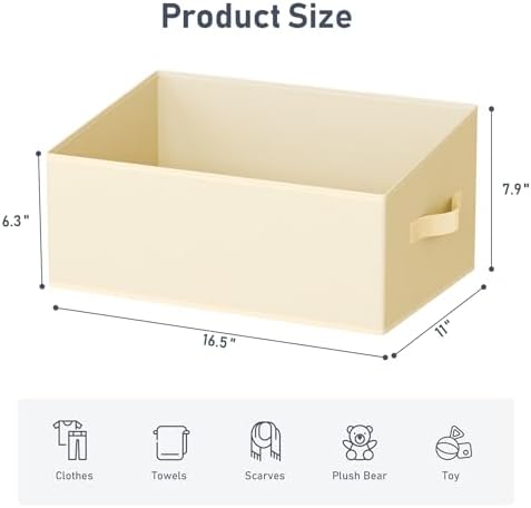 DIMJ Closet Storage Bins 6 Pack - Image 2