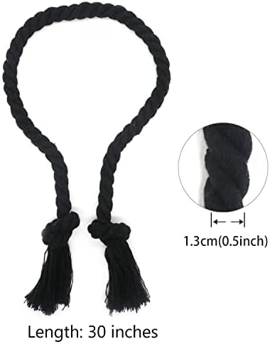 8 Pack Curtain Ties Rope, Outdoor Curtain Tiebacks - Image 3
