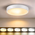Flush Mount Ceiling Light Fixtures White LED Dimmable 5CCT 15In 36W by HLinghtnet