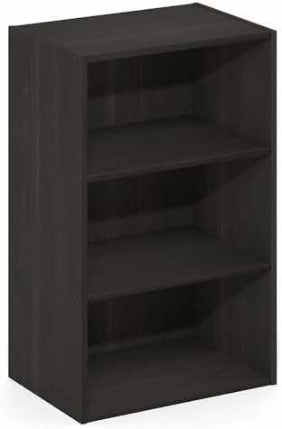 Furinno Basic Book Shelf, 3-Tier Bookshelf, Storage Organizer Bookcase - Image 5