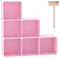 C&AHOME 6-Cube Storage Organizer Cube Shelf Closet Storage Bookcase by CAHOME