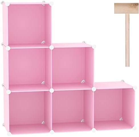 C&AHOME 6-Cube Storage Organizer Cube Shelf Closet Storage Bookcase by CAHOME