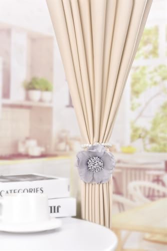SUQ I OME Pearl Magnetic Curtain Tieback, 1 Pair - Image 3