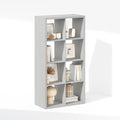 Furinno Simple 8-Cube Storage Organizer, Display Shelf, Light Grey by Furinno-FitsYourSpaceFitsYourBudget