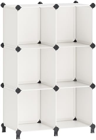 SONGMICS 6 Cube Storage Organizer, DIY Closet Shelf by SONGMICSbySONGMICSHOME
