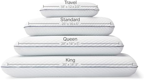 WEEKENDER Cooling Gel Memory Foam Pillows, Ventilated, King Size - Image 6