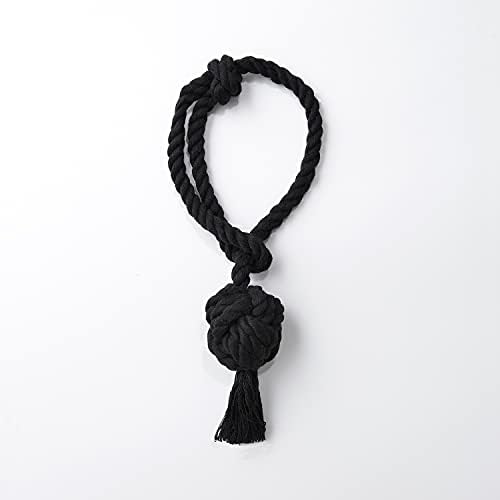 2 Pack Black Curtain Tiebacks Outdoor Decorative Rope Drapes Holdbacks Tie Back - Image 4
