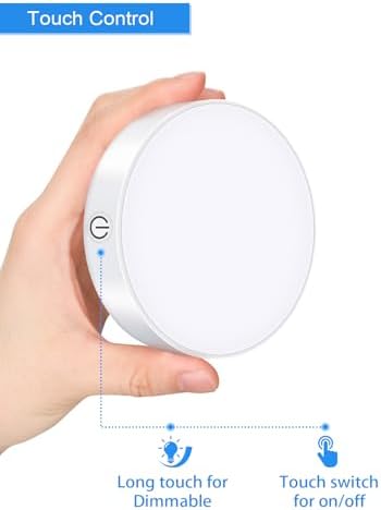 WILLED 3000K Dimmable Touch Lights, Battery Rechargeable Tap Lights, Magnet - Image 6