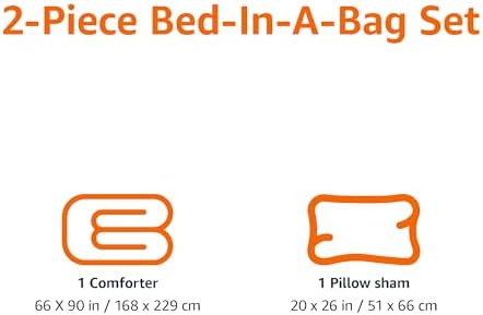 Amazon Basics 2-Piece Soft Microfiber Kid's Comforter and Pillow Sham Set - Image 3