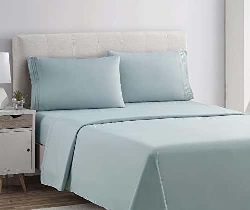Clara Clark Bed Sheets, Premier 1800 Series 4 Piece Bed Sheet Set, Deep Pocket - Image 2