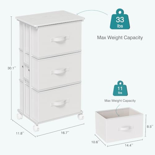 OLIXIS Nightstand Storage Tower - Image 3