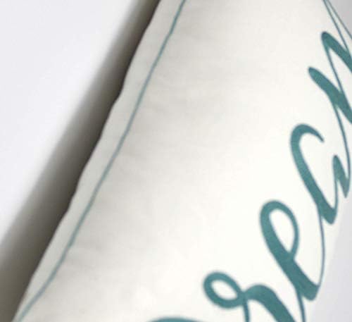 Embroidered Inspirational Quote Throw Pillow Cover - Image 3