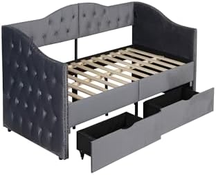 Harper & Bright Designs Twin Size Upholstered Daybed Frame - Image 7