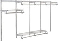 Rubbermaid Configurations Custom Closet Kit, 4-8 Ft. Adjustable Metal Wire by Rubbermaid