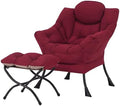 Welnow Lazy Chair with Ottoman, Reading Chair with Footrest by LifeGetsBetterWithWelnow