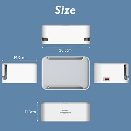 Power Strips with Cable Management Box, Surge Protector - Image 4