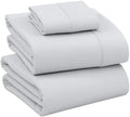 RUVANTI 100% Cotton Twin XL Sheets, Percale Weave Twin XL Set, Quiet Gray by Ruvanti