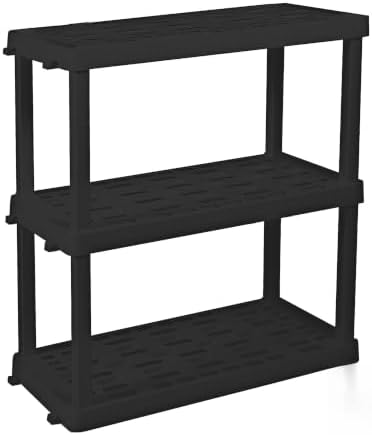 Oskar Heavy Duty Plastic Storage Shelves- by Koolatron