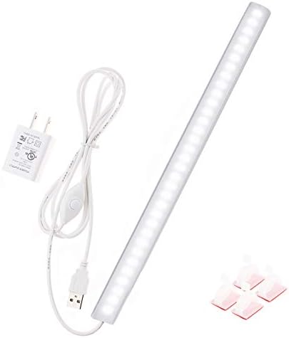 Under Cabinet Light, 12 Inch Plug in LED Closet Light by Jusjubr