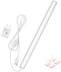 Under Cabinet Light, 12 Inch Plug in LED Closet Light by Jusjubr