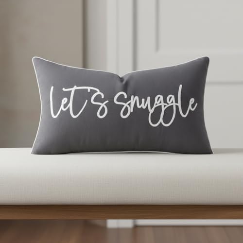 Sunkifover Let's Snuggle Decorative Lumbar Pillow Cover - Image 2