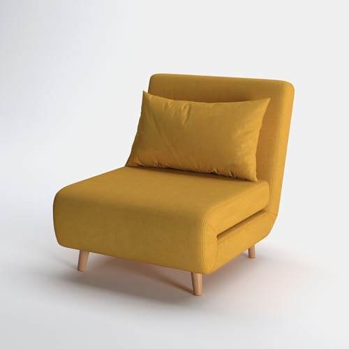 Convertible Sleeper Chair, 3 in 1 Folding Single Chair Sleep Turns into Bed - Image 4