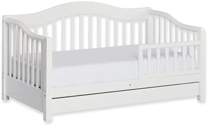 Dream On Me Toddler Day Bed in White – Greenguard Gold & Baby Safety Alliance by Unknown