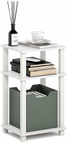 Furinno JUST Toolless 3-Tier Side Table, Open Shelf End Table by Furinno-FitsYourSpaceFitsYourBudget