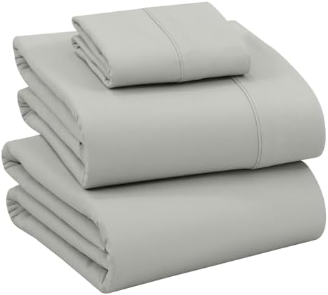 RUVANTI 100% Cotton Twin XL Sheets, Percale Weave Twin XL Set by Ruvanti