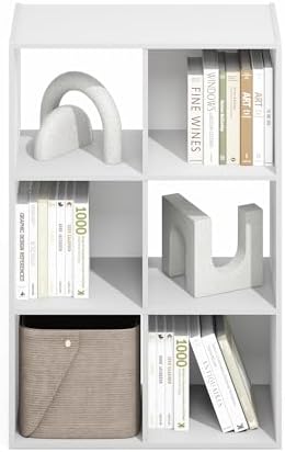 Furinno PELLI Book Shelf, 3x2 Bookshelf, Cube Storage Organizer Cabinet - Image 4