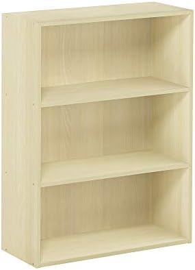 Furinno PASIR 3-Tier Closet Organizer, Open Shelf, Steam Beech - Image 6