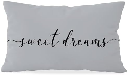 HONLUNG Sweet Dreams Throw Pillow Covers, Bed Decorative Pillows Covers by HONLUNG