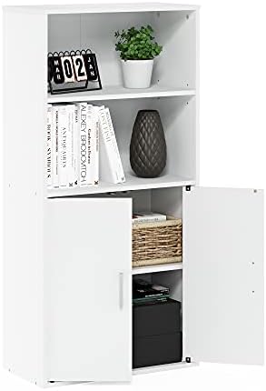 Furinno Pasir 4-Tier Storage Bookcase by Furinno-FitsYourSpaceFitsYourBudget