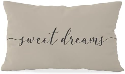 HONLUNG Sweet Dreams Throw Pillow Covers, Bed Decorative Pillows Covers by HONLUNG