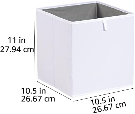 Amazon Basics Collapsible Closet Organizer Cube Storage Bins, Space-Saving - Image 5
