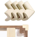 Bed Frame Corner Protector: 4 Pack Foam Rubber Bumpers by Wome