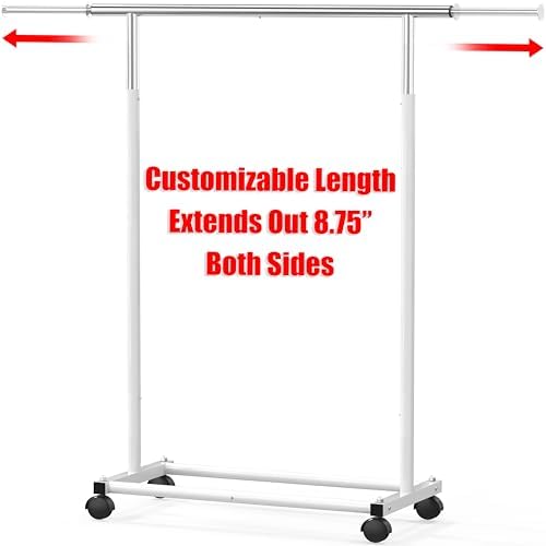 Simple Houseware Standard Rod Garment Clothing Rack - Image 3