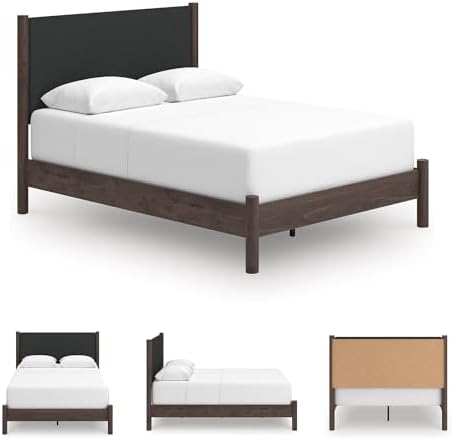 Signature Design by Ashley Boho Queen Upholstered Panel Bed Frame - Image 6