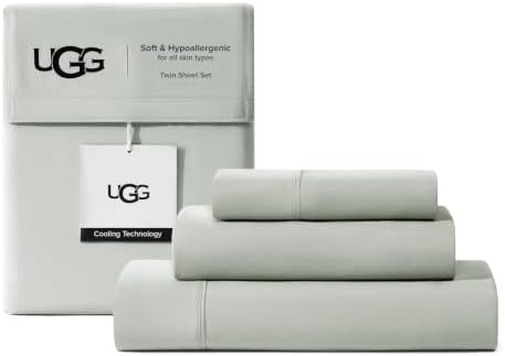 UGG Hedi Twin Sheets Set, Breathable & Cooling Sheet Set by Unknown