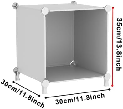 Cube Storage, Home Storage DIY Modular Storage Cubes, Cube Closet Organizers - Image 3