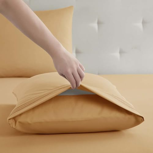 Clara Clark Bed Sheets, Premier 1800 Series 4 Piece Bed Sheet Set, Deep Pocket - Image 5