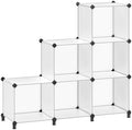 SONGMICS 6 Cube Storage Organizer, DIY Closet Shelf by SONGMICS