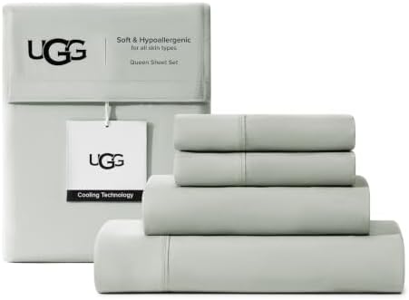 UGG Hedi Queen Sheet Set, Luxury Cooling Sheets by Unknown