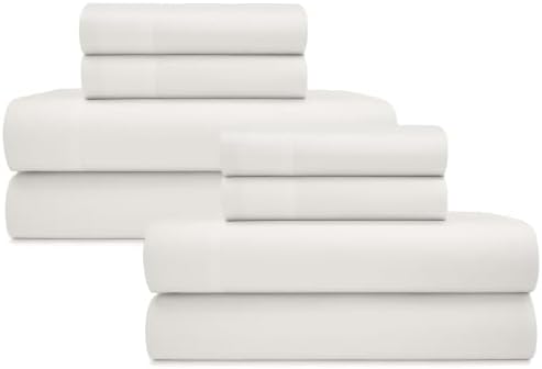California Design Den 2 Pack Organic Cotton King Size Deep Pocket Sheets by CaliforniaDesignDen