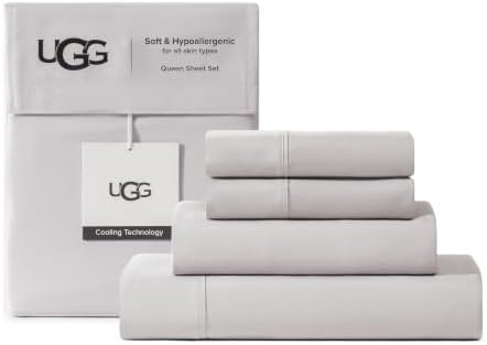 UGG Hedi Queen Sheet Set, Luxury Cooling Sheets by Unknown