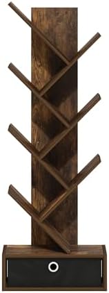 Furinno Tree Book Shelf, 7-Tier Bookshelf, Tree Bookcase - Image 6