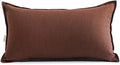 Jeanerlor Cotton Linen Decorative 12"x20" Lumbar Throw Pillow Case Cushion Cover by Jeanerlor