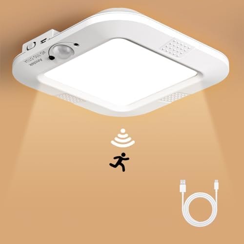 Rechargeable Motion Sensor Ceiling Light, Closet Light by ANOTEK