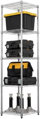 SafeRacks 5-Tier NSF Wire Shelving Unit by SafeRacks